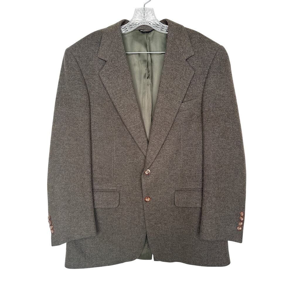 Vintage Y2K House of Walsh 100% Camel Hair Blazer Union Made in USA large